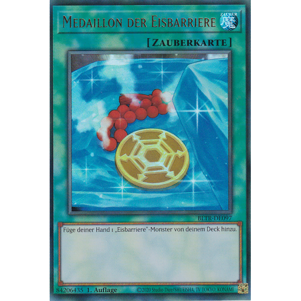 Medaillon der Eisbarriere BLTR-DE097