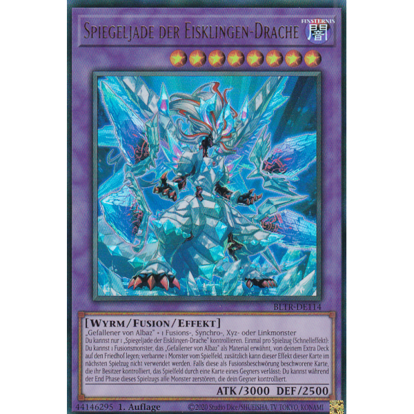Spiegeljade der Eisklingen Drache BLTR-DE114