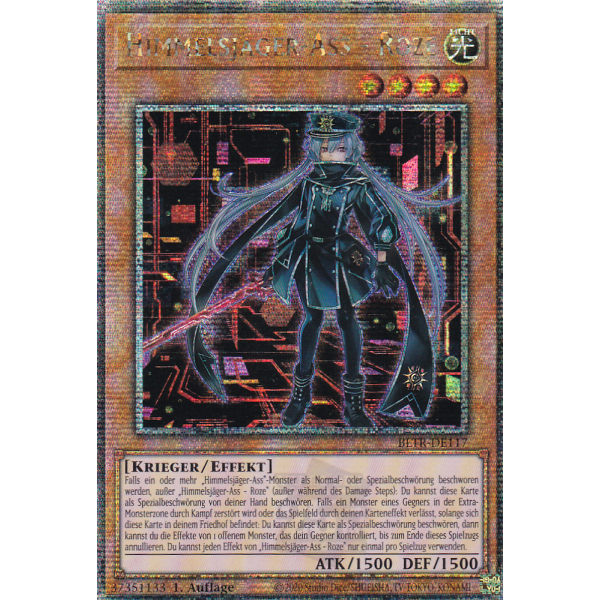 Himmelsj&auml;ger-Ass - Roze (alternate art) BLTR-DE117 (Quarter Century Secret Rare)
