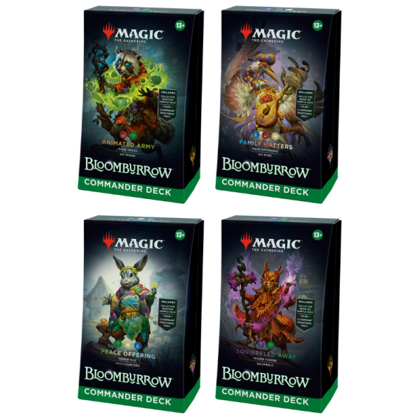 Bloomburrow Commander Decks (alle 4, englisch)