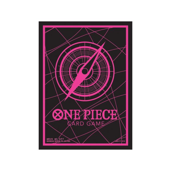 One Piece Card Game Standard Sleeves - Black &amp; Pink (70 Kartenh&uuml;llen)