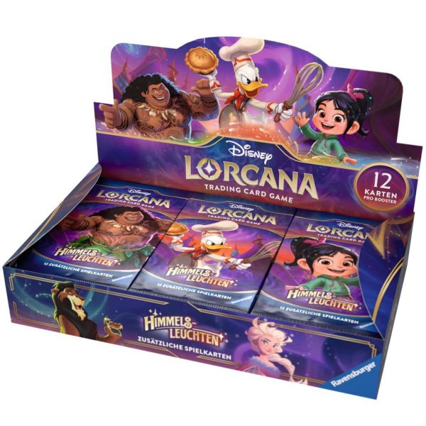 Disney Lorcana: Himmelsleuchten - Display mit 24 Booster Packs (deutsch)