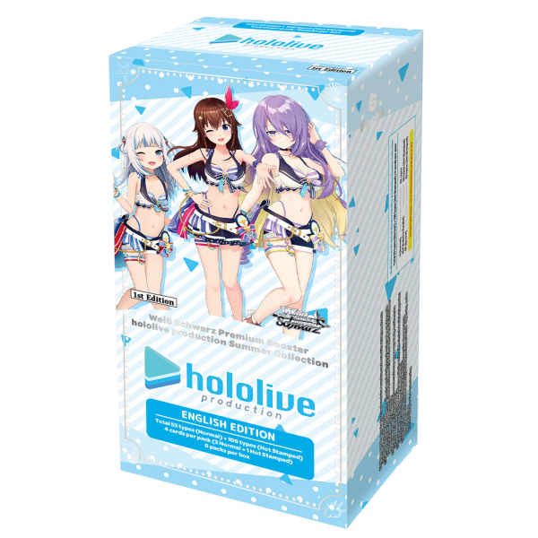 Weiss Schwarz - hololive production Summer Collection Premium Booster Display (englisch)