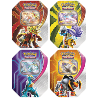 Alle 4 Pokemon Paradox Schicksale Tin Boxen 2024 (deutsch)