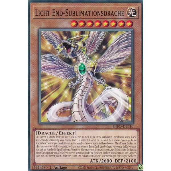 Licht End-Sublimationsdrache INFO-DE010