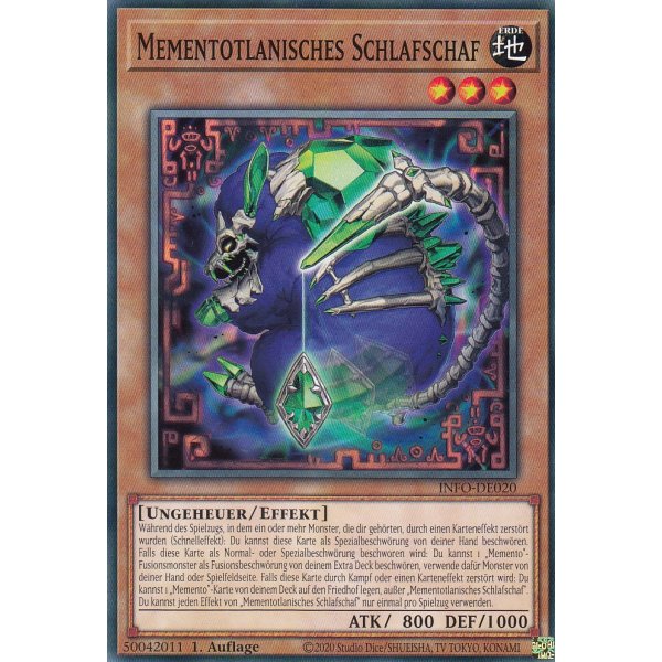 Mementotlanischers Schlafschaf INFO-DE020