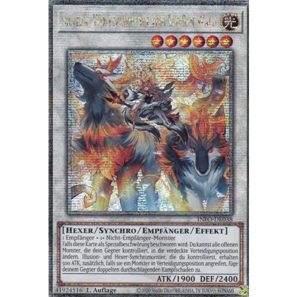 Silvera, Wolfsz&auml;hmerin vom wei&szlig;en Wald INFO-DE038 (Quarter Century Secret Rare)