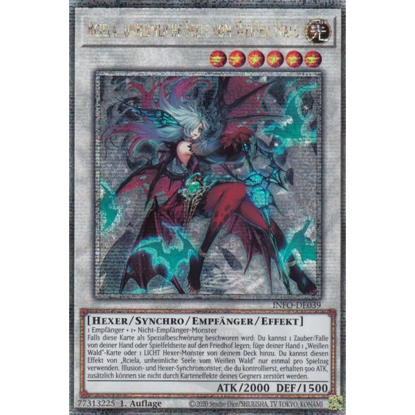 Rciela, unheimlische Seele vom wei&szlig;en Wald INFO-DE039 (Quarter Century Secret Rare)