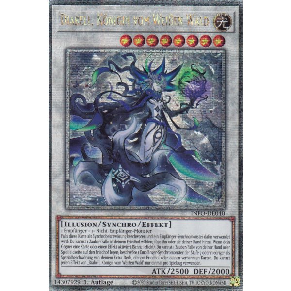 Diabell, K&ouml;nigin vom wei&szlig;en Wald INFO-DE040 (Quarter Century Secret Rare)