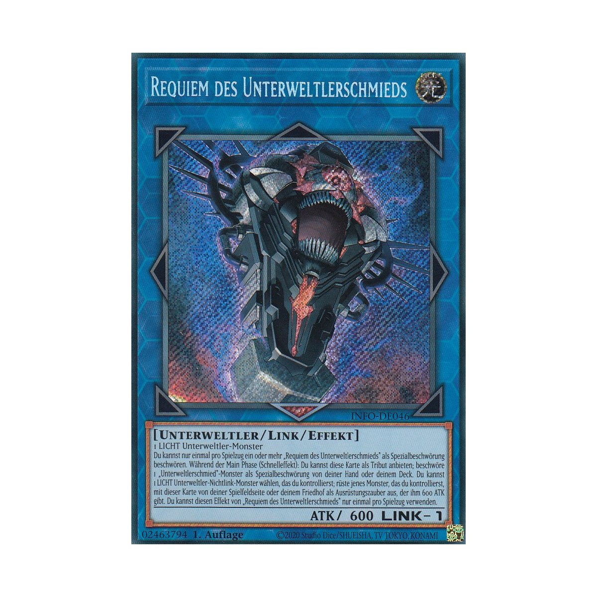 Yugioh Wedju-Tempel Ultra Rare 1. Auflage Deutsch - The Infinite Forbidden