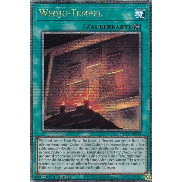 Wedju-Tempel INFO-DE054 (Quarter Century Secret Rare)