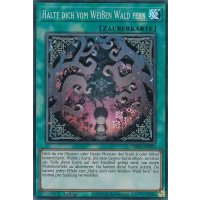 Halte dich vom weißen Wald fern INFO-DE059