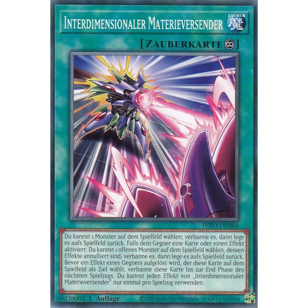 Interdimensionaler Materieversender INFO-DE066