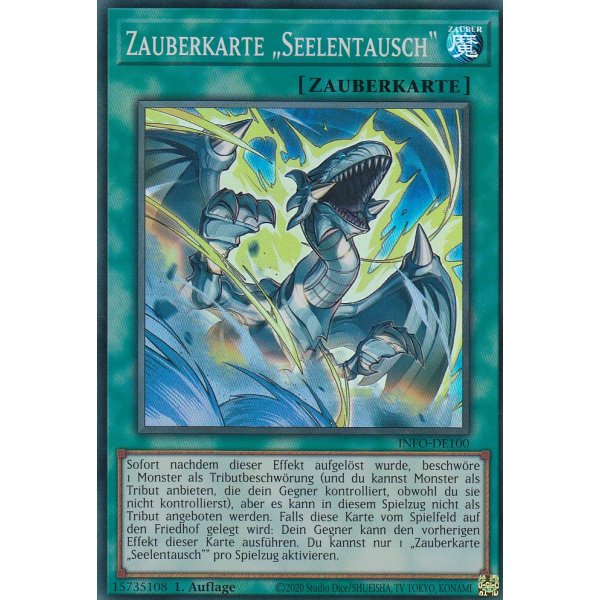 Zauberkarte ,,Seelentausch INFO-DE100