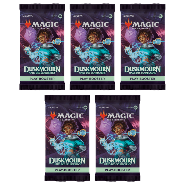 Duskmourn: Haus des Schreckens Play Booster (5 Packs, deutsch)