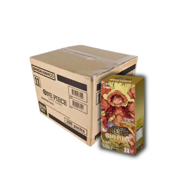 *SEALED CASE* One Piece Card Game - The Best Premium Booster Box PRB-01 (10x Displays) (japanisch)