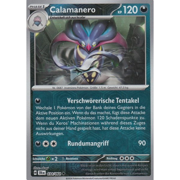 Calamanero 034/064 REVERSE HOLO