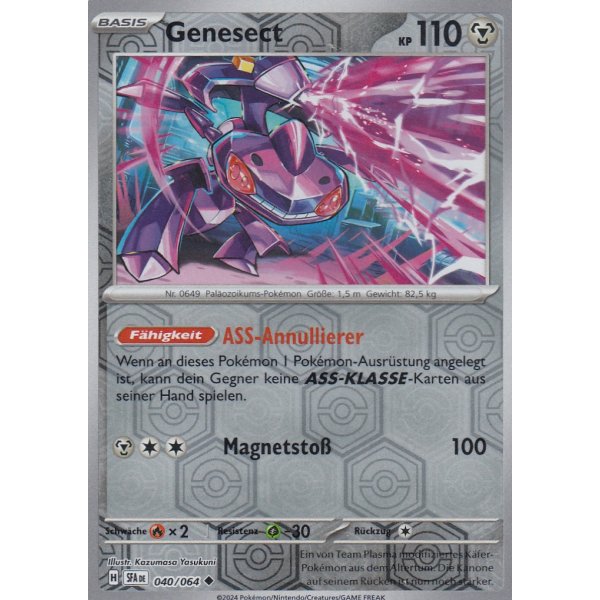 Genesect 040/064 REVERSE HOLO
