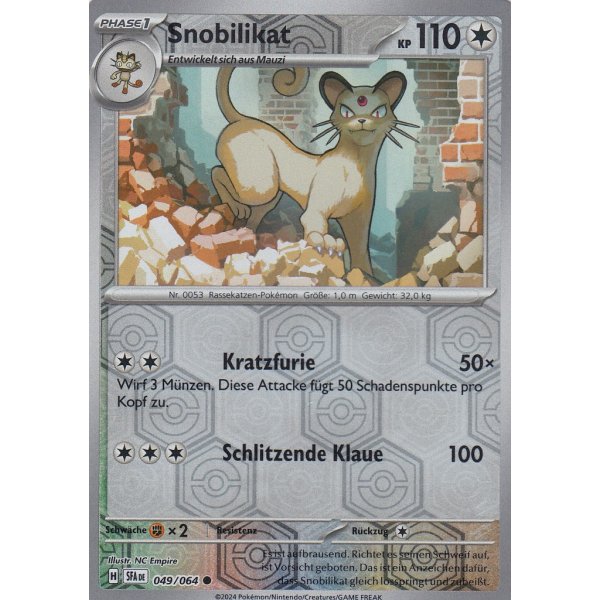 Snobilikat 049/064 REVERSE HOLO