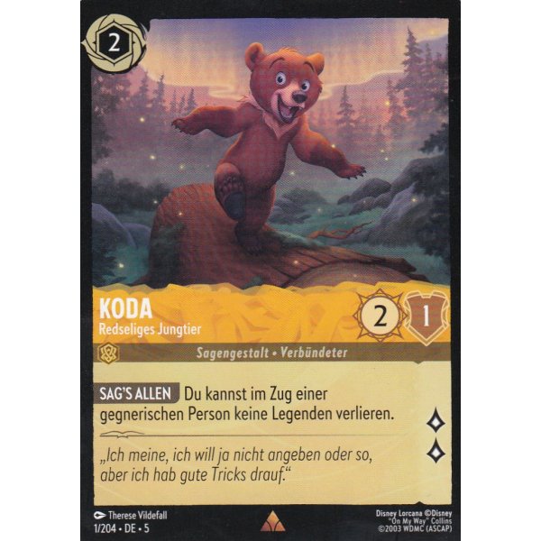 Koda - Redseliges Jungtier  5SSK-001