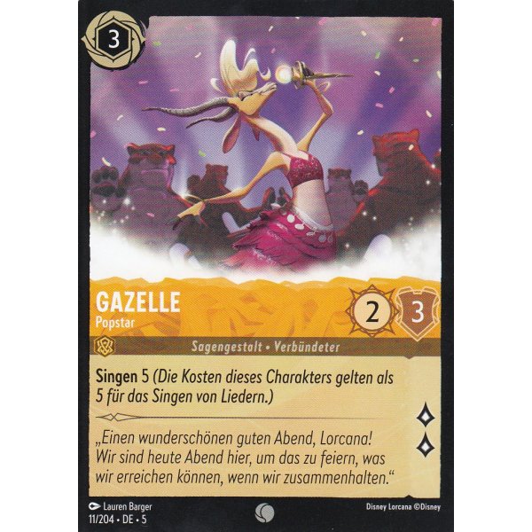 Gazelle - Popstar  5SSK-011-Holo