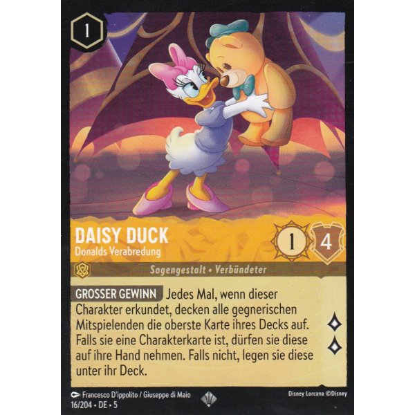 Daisy Duck - Donalds Verabredung  5SSK-016-Holo