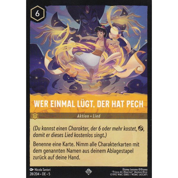 Wer einmal l&uuml;gt, der hat Pech  5SSK-028-Holo