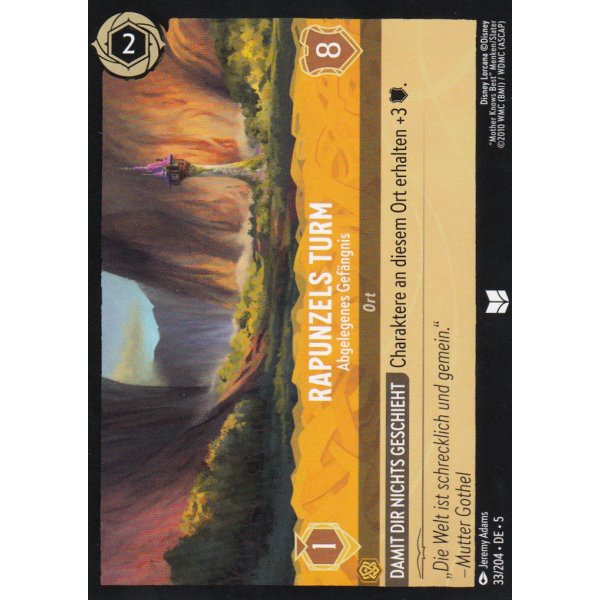 Rapunzels Turm - Abgelegenes Gef&auml;ngnis  5SSK-033-Holo