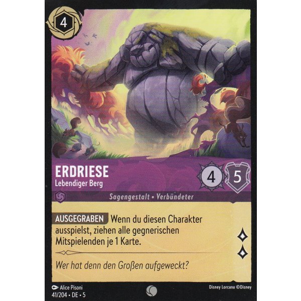 Erdriese - Lebendiger Berg  5SSK-041-Holo