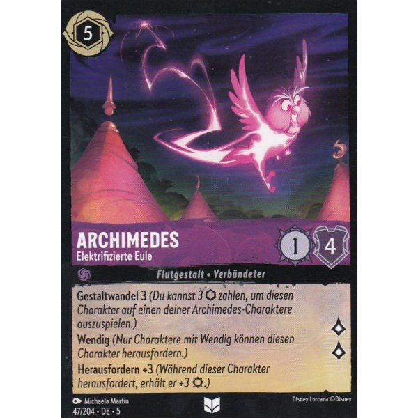 Archimedes - Elektrifizierte Eule (V.1)  5SSK-047-Holo