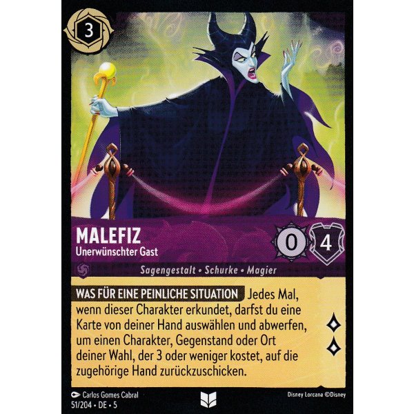 Malefiz - Unerw&uuml;nschter Gast  5SSK-051-Holo