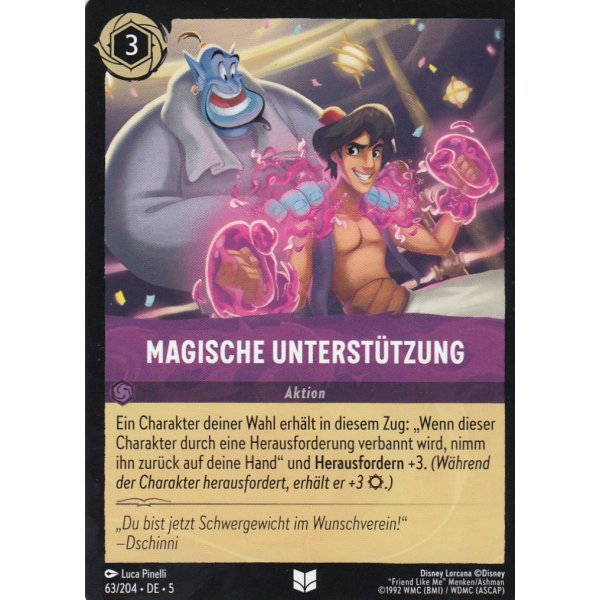 Magische Unterst&uuml;tzung  5SSK-063-Holo