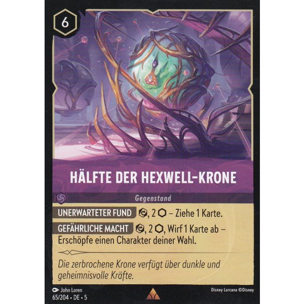 H&auml;lfte der Hexwell-Krone (V.1)   5SSK-065-Holo
