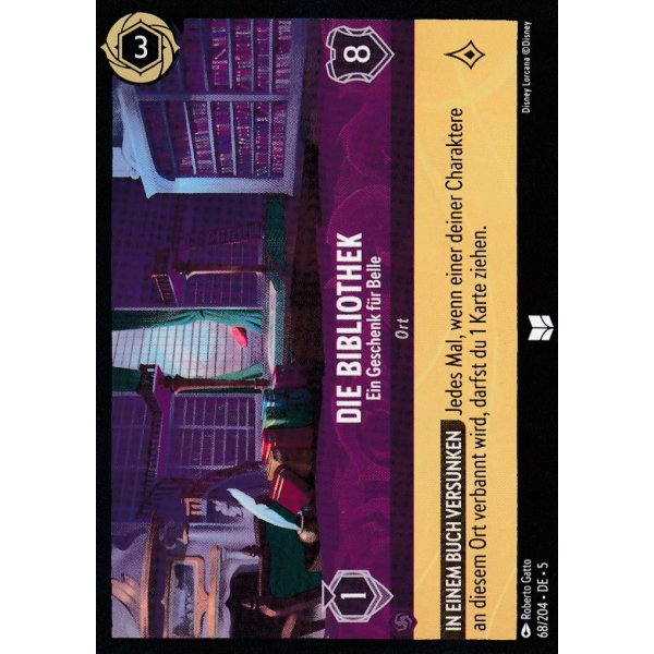 Die Bibliothek - Ein Geschenk f&uuml;r Belle  5SSK-068