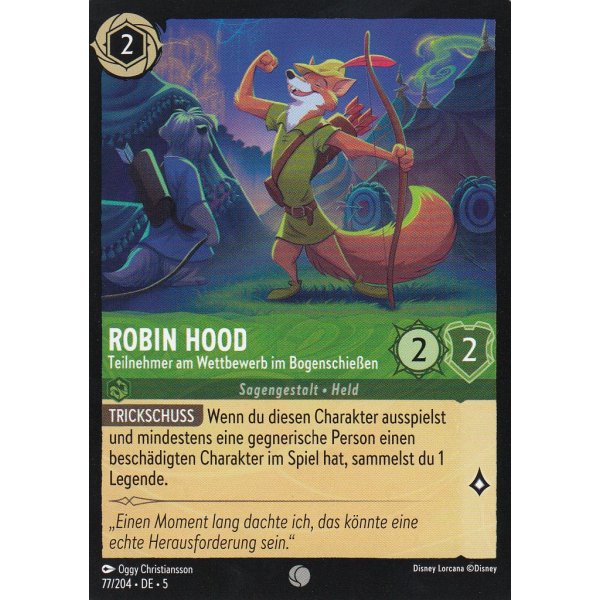 Robin Hood - Teilnehmer am Wettbewerb im Bogenschie&szlig;en 5SSK-077-Holo