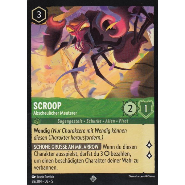 Scroop - Abscheulicher Meuterer  5SSK-082-Holo