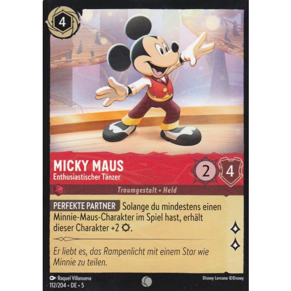 Micky Maus - Enthusiastischer T&auml;nzer  5SSK-112-Holo