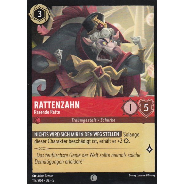 Rattenzahn - Rasende Ratte  5SSK-113