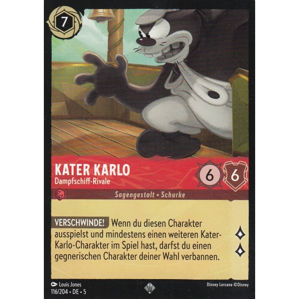 Kater Karlo - Dampfschiff-Rivale  5SSK-116