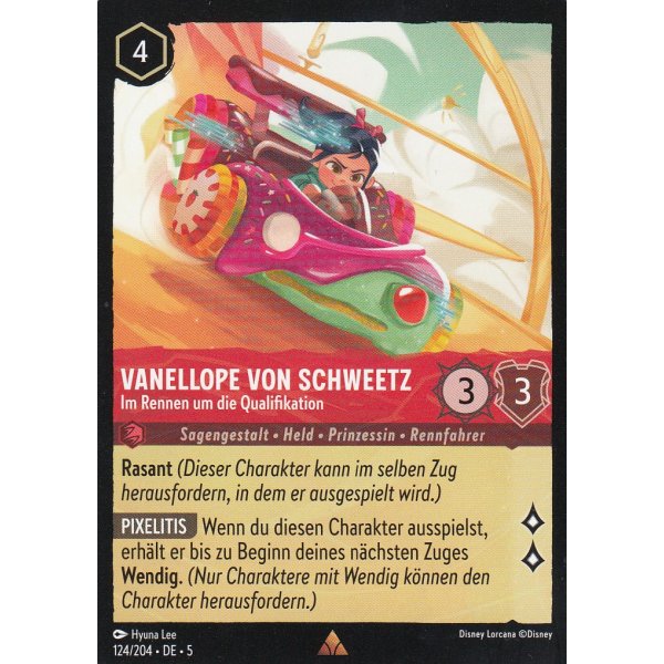Vanellope von Schweetz - Im Rennen um die Qualifikation  5SSK-124-Holo