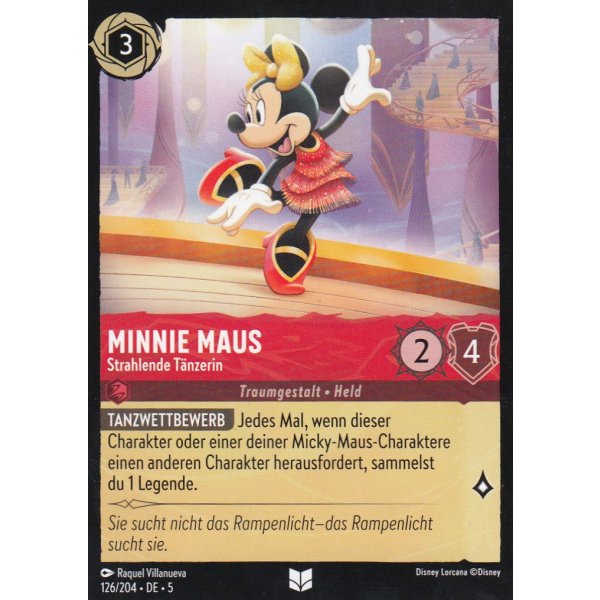 Minnie Maus - Strahlende T&auml;nzerin  5SSK-126