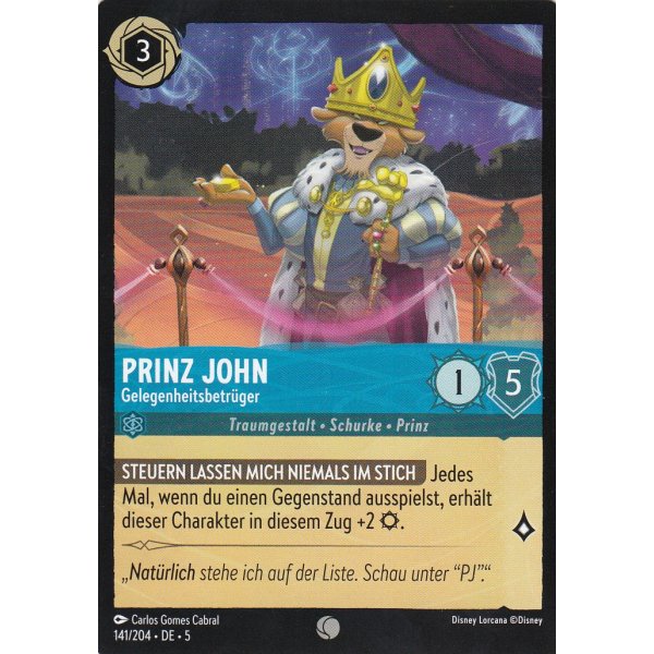 Prinz John - Gelegenheitsbetr&uuml;ger  5SSK-141-Holo