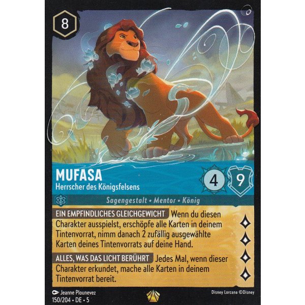 Mufasa - Herrscher des K&ouml;nigsfelsens (V.1)  5SSK-150-Holo