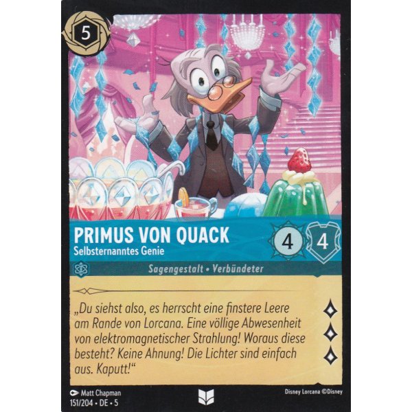 Primus von Quack - Selbsternanntes Genie  5SSK-151-Holo