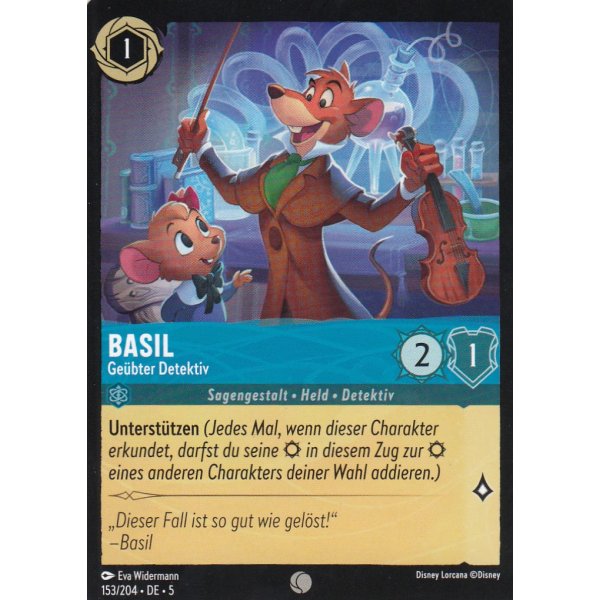 Basil - Ge&uuml;bter Detektiv  5SSK-153-Holo