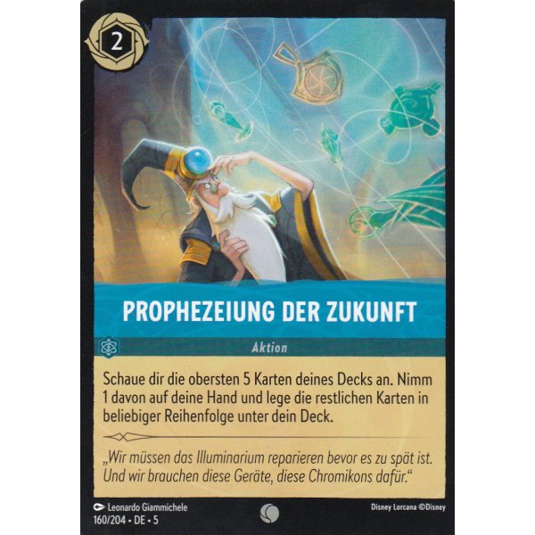 Prophezeiung der Zukunft  5SSK-160
