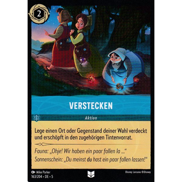 Verstecken  5SSK-163-Holo