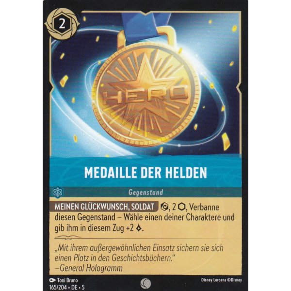 Medaille der Helden  5SSK-165-Holo