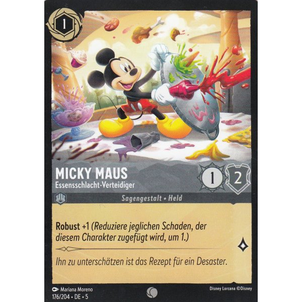 Micky Maus - Essensschlacht-Verteidiger 5SSK-176-Holo
