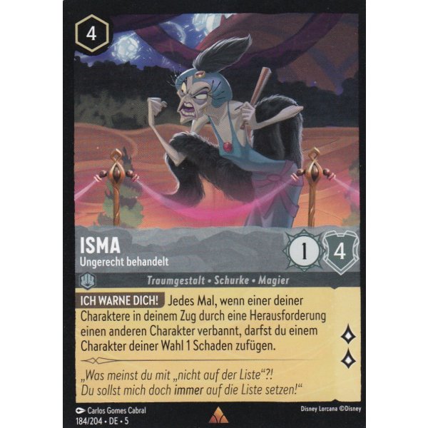 Isma - Ungerecht behandelt 5SSK-184-Holo